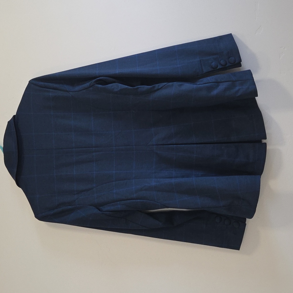 Cabi Sunset Kiss Windowpane Navy Single-Button Bl… - image 5